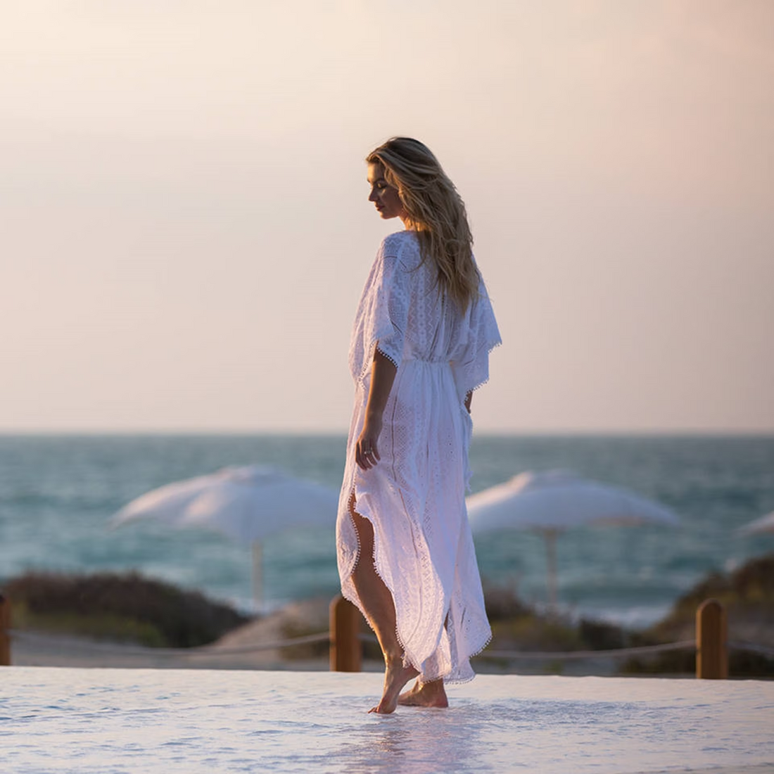A quiet moment beside the ocean