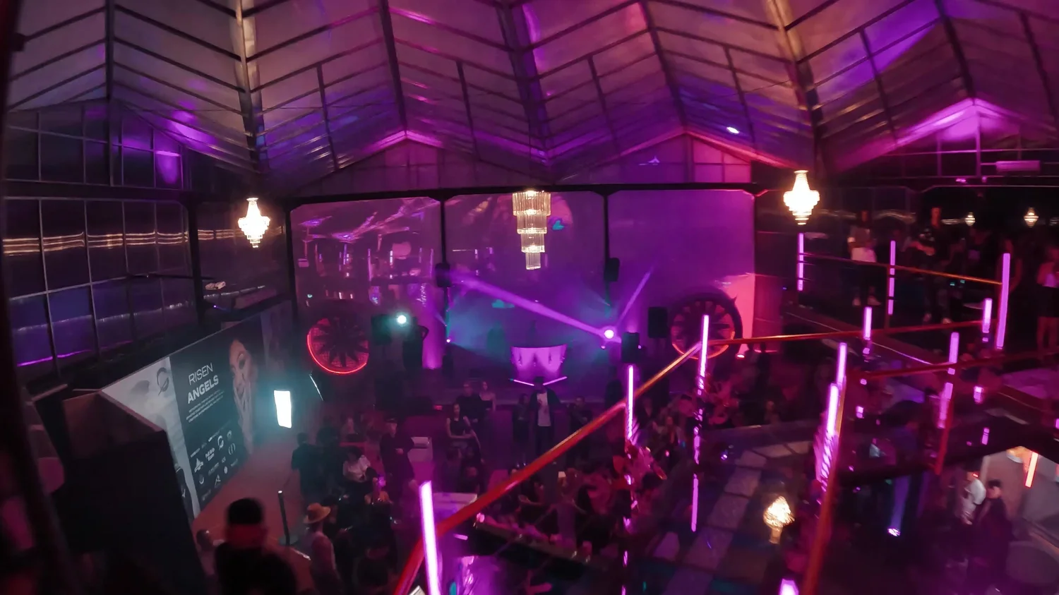 Illustrative nightclubs & after-dark culture atmosphere from the original Lov Angels image library