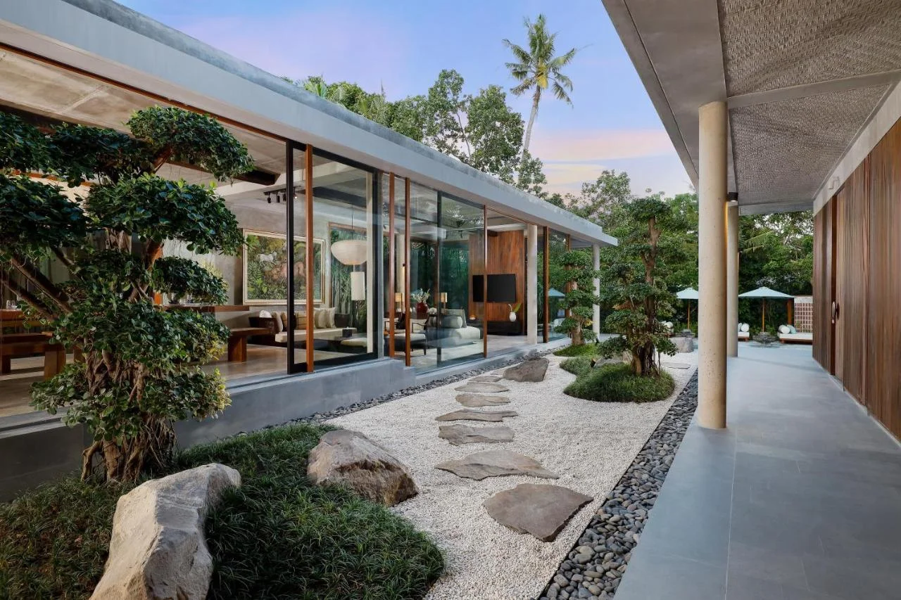 A light-filled courtyard