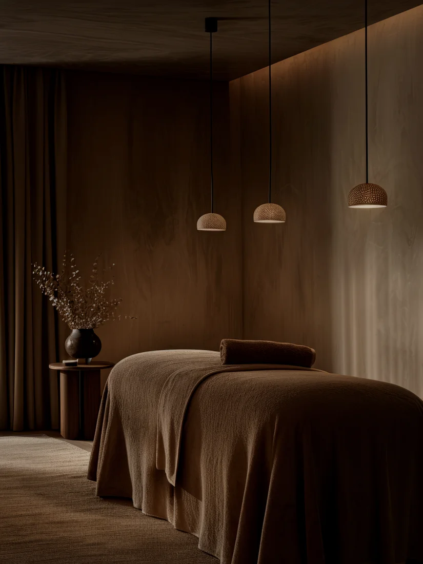 Private spa treatment room