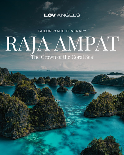 Original Lov Angels Raja Ampat itinerary cover